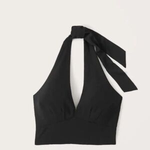 Abercrombie & fitch Deep-V Halter Top